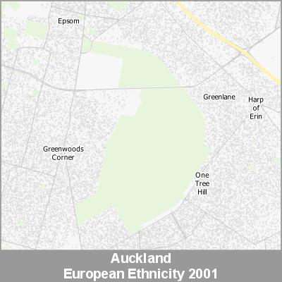 Ethnicity Auckland European ProductImage 2001