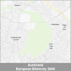 Ethnicity Auckland European ProductImage 2006