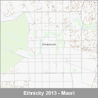Ethnicity Christchurch Maori ProductImage 2013