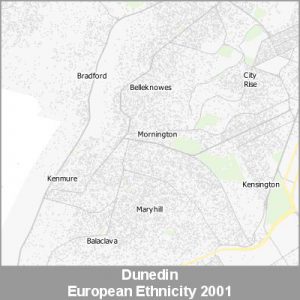 Ethnicity Dunedin European ProductImage 2001