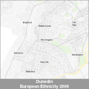 Ethnicity Dunedin European ProductImage 2006