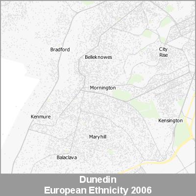 Ethnicity Dunedin European ProductImage 2006