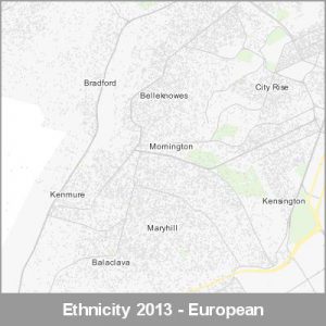 Ethnicity Dunedin European ProductImage 2013