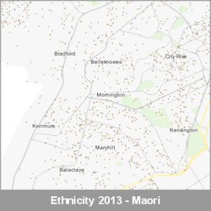 Ethnicity Dunedin Maori ProductImage 2013