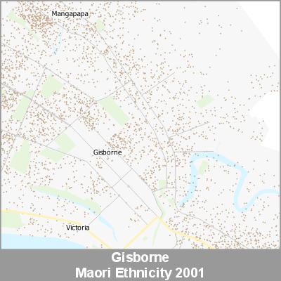 Ethnicity Gisborne Maori ProductImage 2001