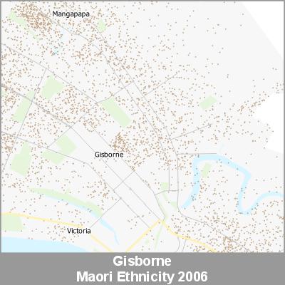Ethnicity Gisborne Maori ProductImage 2006