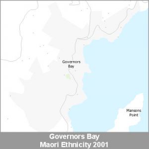 Ethnicity Governors Bay Maori ProductImage 2001