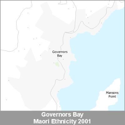 Ethnicity Governors Bay Maori ProductImage 2001