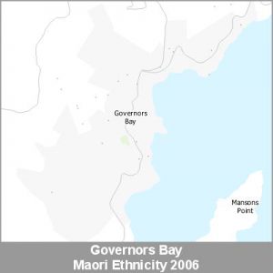 Ethnicity Governors Bay Maori ProductImage 2006