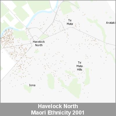Ethnicity Havelock North Maori ProductImage 2001