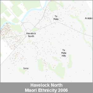 Ethnicity Havelock North Maori ProductImage 2006