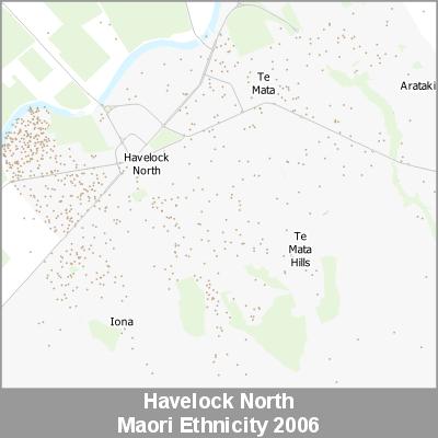 Ethnicity Havelock North Maori ProductImage 2006