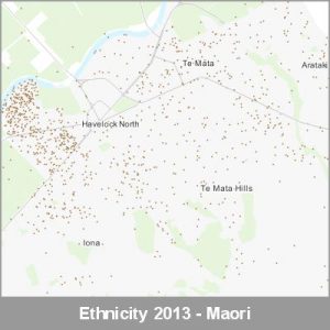 Ethnicity Havelock North Maori ProductImage 2013