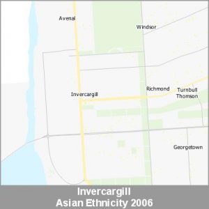 Ethnicity Invercargill Asian ProductImage 2006