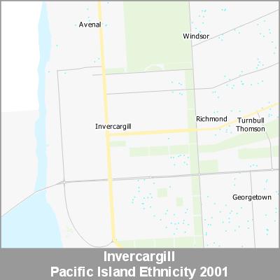 Ethnicity Invercargill Pacific ProductImage 2001