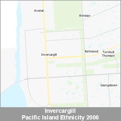 Ethnicity Invercargill Pacific ProductImage 2006