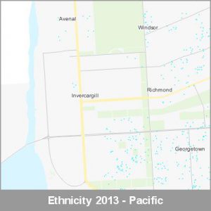 Ethnicity Invercargill Pacific ProductImage 2013