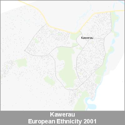 Ethnicity Kawerau European ProductImage 2001