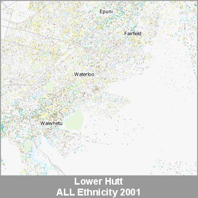 Ethnicity Lower Hutt ALL ProductImage 2001