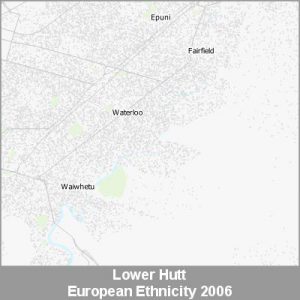 Ethnicity Lower Hutt European ProductImage 2006