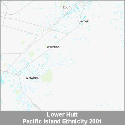 Ethnicity Lower Hutt Pacific ProductImage 2001
