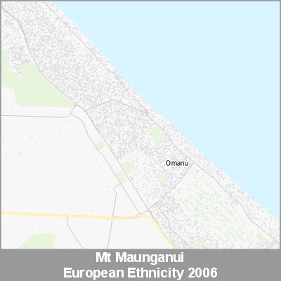 Ethnicity Mt Maunganui European ProductImage 2006