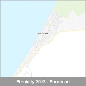 Ethnicity Paekakariki European ProductImage 2013
