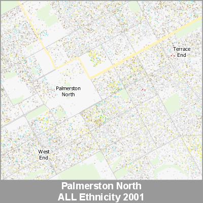 Ethnicity Palmerston North ALL ProductImage 2001