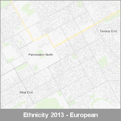 Ethnicity Palmerston North European ProductImage 2013