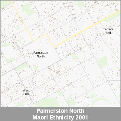 Ethnicity Palmerston North Maori ProductImage 2001