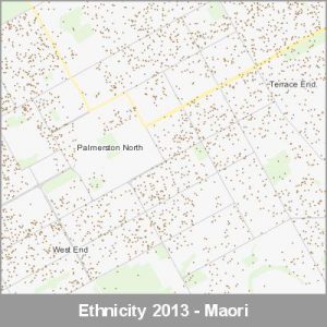 Ethnicity Palmerston North Maori ProductImage 2013