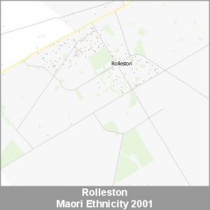 Ethnicity Rolleston Maori ProductImage 2001