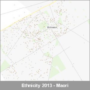 Ethnicity Rolleston Maori ProductImage 2013