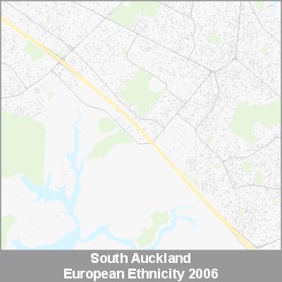Ethnicity South Auckland European ProductImage 2006