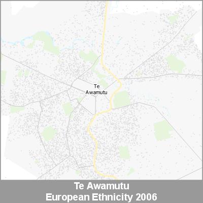 Ethnicity Te Awamutu European ProductImage 2006