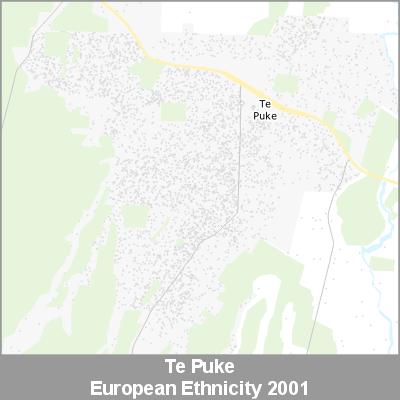 Ethnicity Te Puke European ProductImage 2001