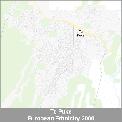 Ethnicity Te Puke European ProductImage 2006