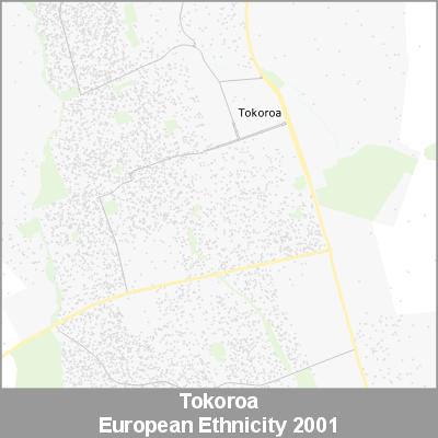 Ethnicity Tokoroa European ProductImage 2001
