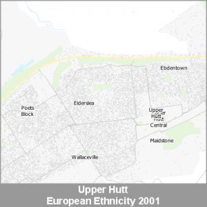 Ethnicity Upper Hutt European ProductImage 2001