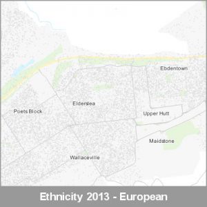 Ethnicity Upper Hutt European ProductImage 2013