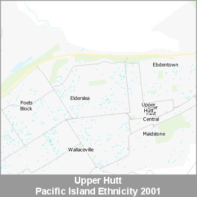 Ethnicity Upper Hutt Pacific ProductImage 2001