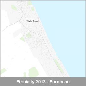 Ethnicity Waihi Beach European ProductImage 2013