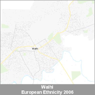 Ethnicity Waihi European ProductImage 2006