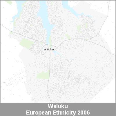 Ethnicity Waiuku European ProductImage 2006