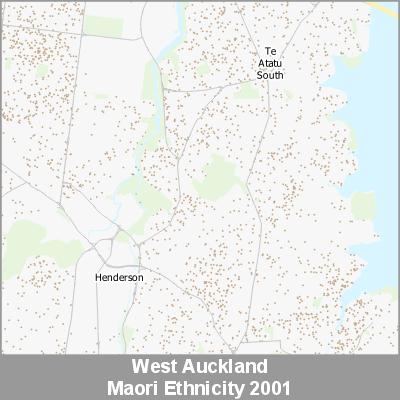 Ethnicity West Auckland Maori ProductImage 2001