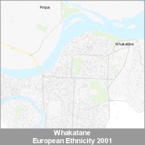 Ethnicity Whakatane European ProductImage 2001