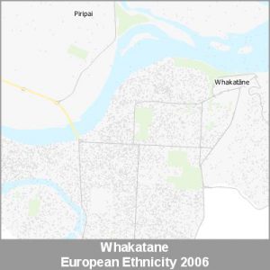Ethnicity Whakatane European ProductImage 2006