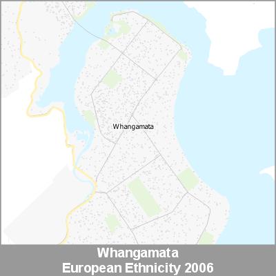 Ethnicity Whangamata European ProductImage 2006