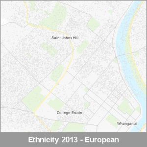 Ethnicity Whanganui European ProductImage 2013