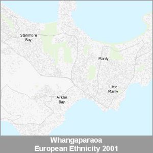 Ethnicity Whangaparaoa European ProductImage 2001